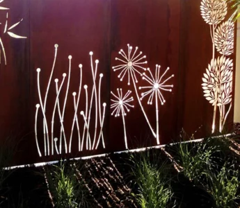 Rusty Corten Screens Privacy Steel Corten Screen Manufacturer Garden Screen