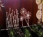 Custom Corten Steel Metal Privacy Screens Corten Steel Screen Indoor Room Corten Steel Panel Screen