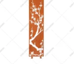 Modern Design Corten Steel Folding Screen Metal Garden Divider Screen