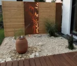 Corten Steel Screen Corten Fence Garden Screening Corten Steel Privacy Screens