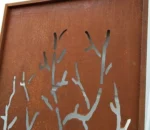 Wholesale Modern Design Metal Corten Steel Garden Screen Panels Decorative Corten Steel Screens