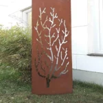 Wholesale Modern Design Metal Corten Steel Garden Screen Panels Decorative Corten Steel Screens