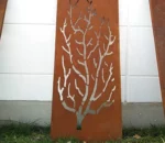 Wholesale Modern Design Metal Corten Steel Garden Screen Panels Decorative Corten Steel Screens
