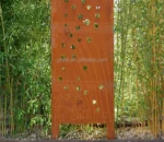 Wholesale Modern Design Metal Corten Steel Garden Screen Panels Decorative Corten Steel Screens