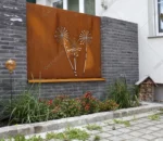 Eco-friendly Corten Steel Room Divider Corten Steel Screen Panels