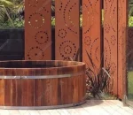 Laser Cut Screen Fence Door Partition Plates Room Dividers