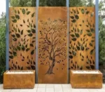 Laser Cut Screen Fence Door Partition Plates Room Dividers