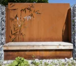 Garden Fencing Metal Screen Divider Corten Steel Panels