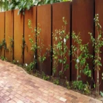 Corten Steel Garden Aluminum Laser Cut Decorative Panels Room Divider Privacy Screen