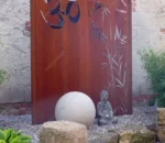 Eco-friendly Outdoor Metal Divider Corten Steel Corten Steel Metal Screens Corten Screen Panel