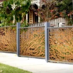 Cheap Metal Garden Screen Fencing Trellis Panels Courtyard Decorative Farm Used Garden Fences for Sale 3D Modelling Included