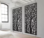 Privacy Decorative Lattice Types of Metal Iron Garden Fence and Gate / Iron Fence Panels