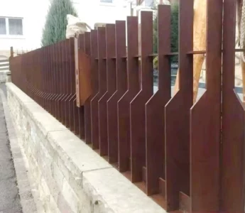 Metal Corten Steel Types of Lattice Fence Panels / Metal Panel Fence / Fence Pickets for Garden Farm School Playground