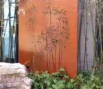 Corten Steel Garden Fencing & Decorative Screens-European Style Waterproof Eco-Friendly Outdoor Gates with 3D Modeling