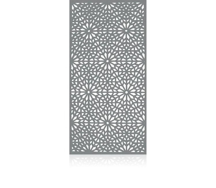 Factory Laser Cut Decorative Panels Room Divider Corten Steel Garden Decorative Screen