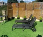 Factory Laser Cut Decorative Panels Room Divider Corten Steel Garden Decorative Screen