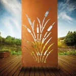 Customization Corten Decorative Panels Garden Metal Rusty Decoration Outdoor Corten Steel Screen Fence Panel