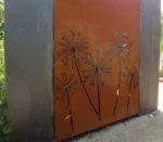 Customization Corten Decorative Panels Garden Metal Rusty Decoration Outdoor Corten Steel Screen Fence Panel