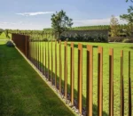 Corten Steel Types of Lattice Fencing Company Garden Farm Home Cheap Picket Fence Panels Metal Privacy Fence