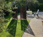 Garden Planter With Decorative Screen Fabric Cloth Screen Outdoor Patio Garden Backyard