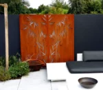 Corten Steel Screens Wall Panels Corten Steel Privacy Screen & Fence Custom Corten Steel Garden Screen