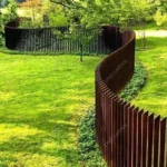 High Quality Rusty Red Corten Steel Fence Panels Modern Traditional Design Laser Cut Outdoor Garden Decorative Long Service Life