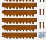 High Quality Rusty Red Corten Steel Fence Panels Modern Traditional Design Laser Cut Outdoor Garden Decorative Long Service Life