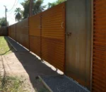 Corten Steel Cheap Metal Garden Home Construction Cattle Panel Fence / Fence Panels Metal / Fence Garden Modern