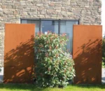Corten Decor Metal Cheap Fence Panels 3d Sheep Animal Pattern, Temporary Fencing Panel Construction