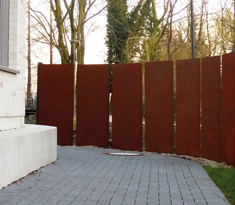 Corten Decor Metal Cheap Fence Panels 3d Sheep Animal Pattern, Temporary Fencing Panel Construction