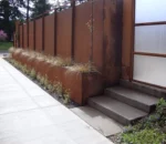 Garden Picket Corten Steel Fencing Eco-Friendly European Style Waterproof Privacy Panels