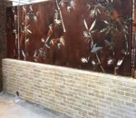 Cheap Privacy Pool Garden Gate Screen Corten Bamboo Fence / Fence Panels / Screen Panel Outdoor Lattice