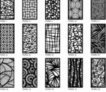 Cheap Privacy Pool Garden Gate Screen Corten Bamboo Fence / Fence Panels / Screen Panel Outdoor Lattice
