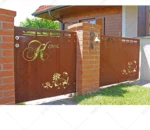 Garden Fencing Trellis Gates Courtyard Door Corten Steel Laser Cut Gates