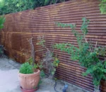 Nordic Privacy Back Garden Fence Panels / Fence Panels Temporary / Small Fences for Gardens