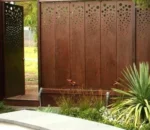 Nordic Privacy Back Garden Fence Panels / Fence Panels Temporary / Small Fences for Gardens