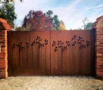 Rusty Corten Doors Corten Gate Garden Corten Steel Door