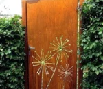 Rusty Corten Doors Corten Gate Garden Corten Steel Door