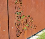 Rusty Corten Doors Corten Gate Garden Corten Steel Door