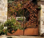 Rusty Corten Doors Corten Gate Garden Corten Steel Door
