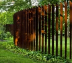 Customized Cheap Corten Steel Metal Fence Panels Decorative Nature Wood Type 3D Modeling Service Included