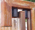Customized Cheap Corten Steel Metal Fence Panels Decorative Nature Wood Type 3D Modeling Service Included