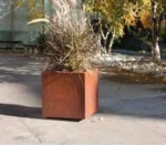 Outdoor Indoor Home Garden House Plant Pots Antirust Corten Steel Balcony Planter for Gazebo Ornamental Flower Pot