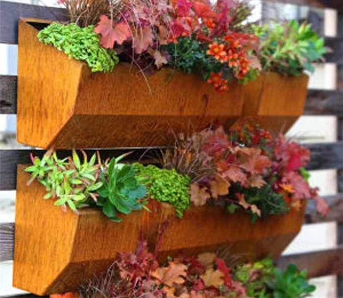 Garden Wall Planter Cheap Large Size Decorative Hanging Planters Plant Pots Big Self Watering Outdoor Flower Pots for Tree