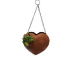 Outdoor Indoor Garden Hanging Rust Self Watering Window Wall Flower Pot Planter Boxes Plant