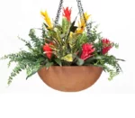 Outdoor Indoor Garden Hanging Rust Self Watering Window Wall Flower Pot Planter Boxes Plant