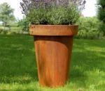 Outdoor Indoor Decoration Raised Garden Corten Steel Large Planters Planter Box Big Flower Pot