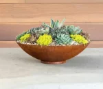 Outdoor Indoor Decoration Raised Garden Corten Steel Large Planters Planter Box Big Flower Pot