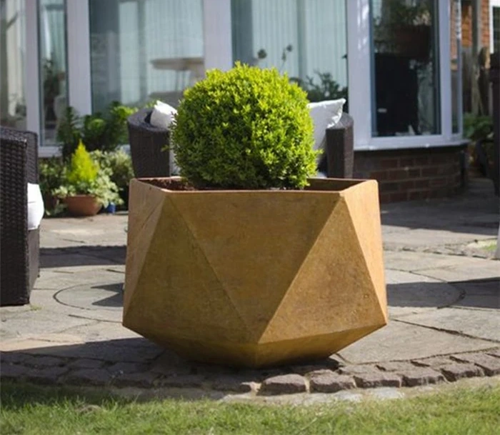 Corten Steel Customized Raised Garden Bed Outdoor Home Vegetable Flower Planter Edge Pot Planters