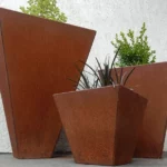 Corten Steel Customized Raised Garden Bed Outdoor Home Vegetable Flower Planter Edge Pot Planters